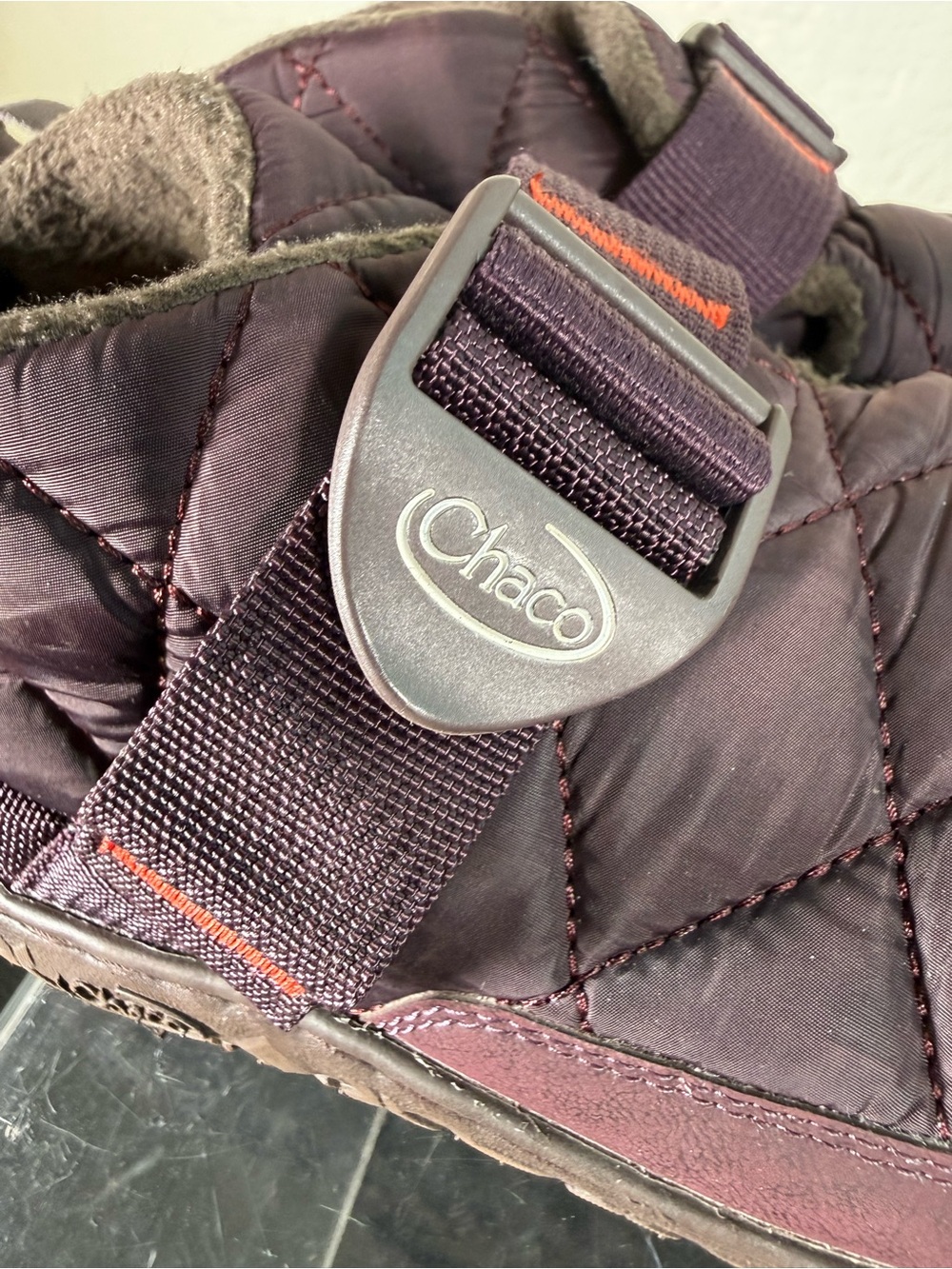 Chaco Ramble Puff Insulated Quilted Cozy Purple Shoes Size 7 - Picture 5 of 13